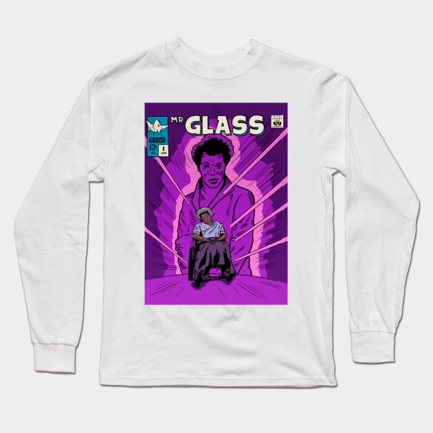 Mr. Glass Comic Long Sleeve T-Shirt by ribandcheese